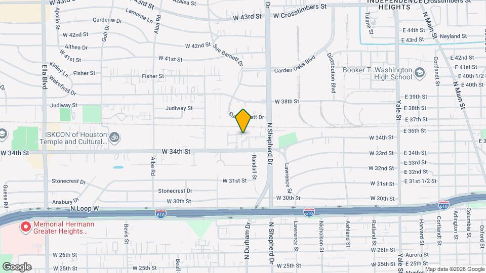 3410 Garden Shadow Ln Map and Location Details