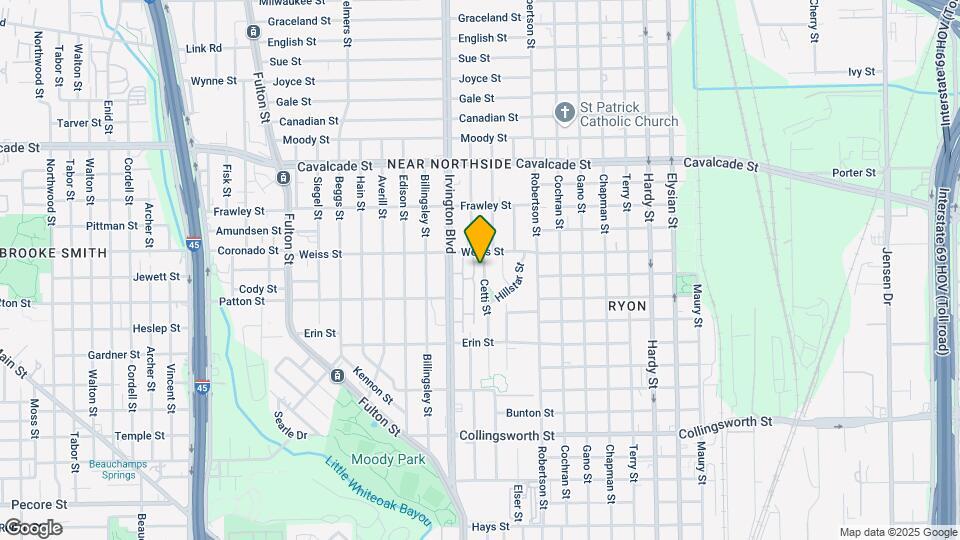 4323 Cetti St Map and Location Details