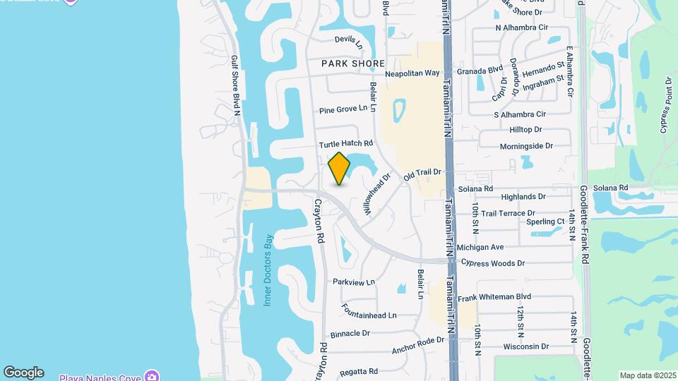 555 Park Shore Dr Map and Location Details