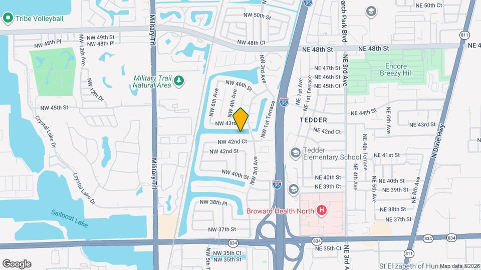 351 NW 42nd Ct Map and Location Details