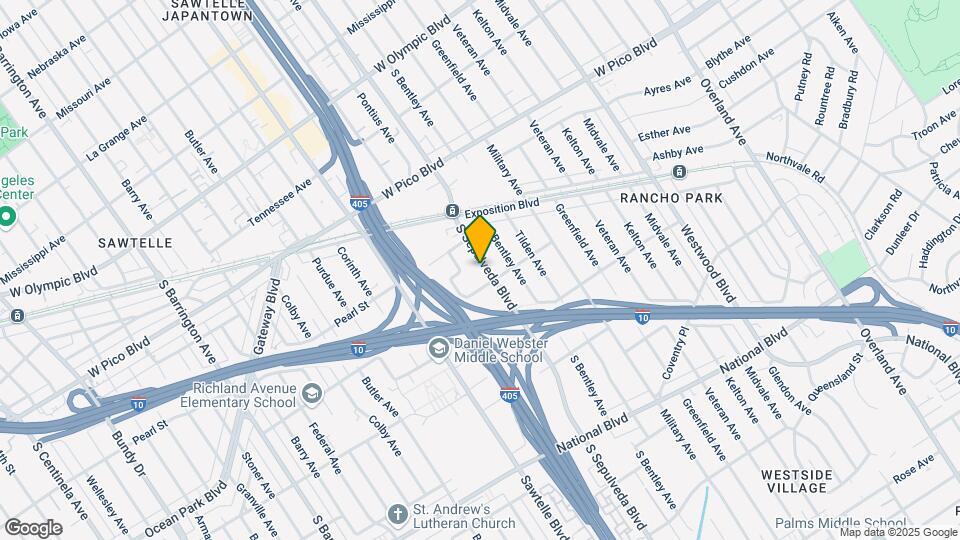 2577 S Sepulveda Blvd Map and Location Details