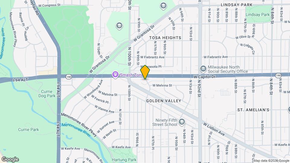 3957 N 98th St Map and Location Details