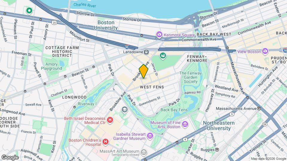 18 Kilmarnock St, Unit 43 Map and Location Details