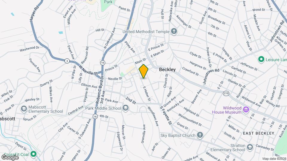 231 S Heber St Mapa y Detalles de la Ubicación