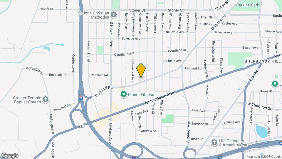 1494 Diagonal Rd Map and Location Details