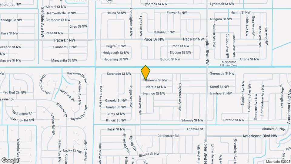 1186 Kareena St NW Map and Location Details