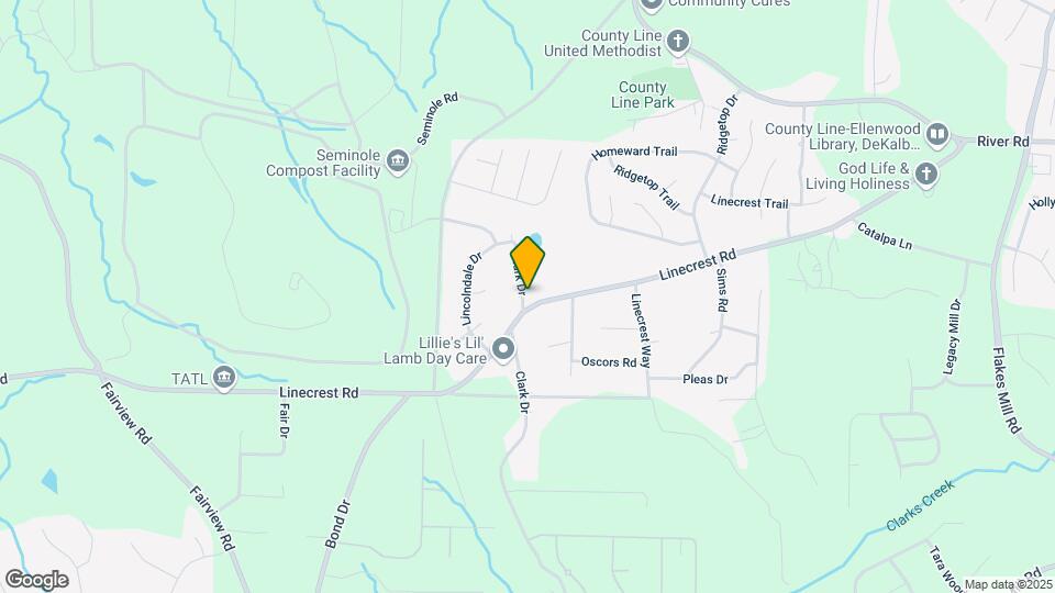 3444 Linecrest Rd Map and Location Details