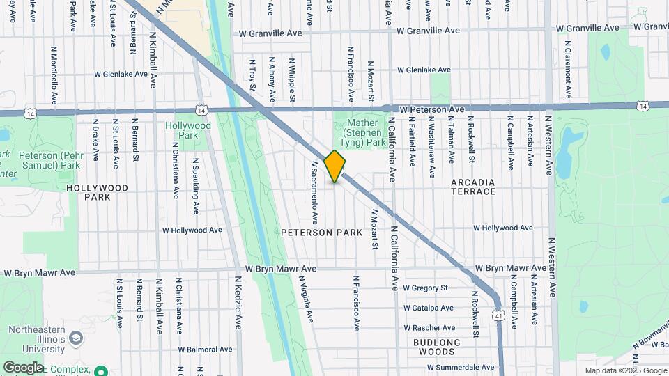 5805 N Richmond St, Unit 5801-2 Map and Location Details