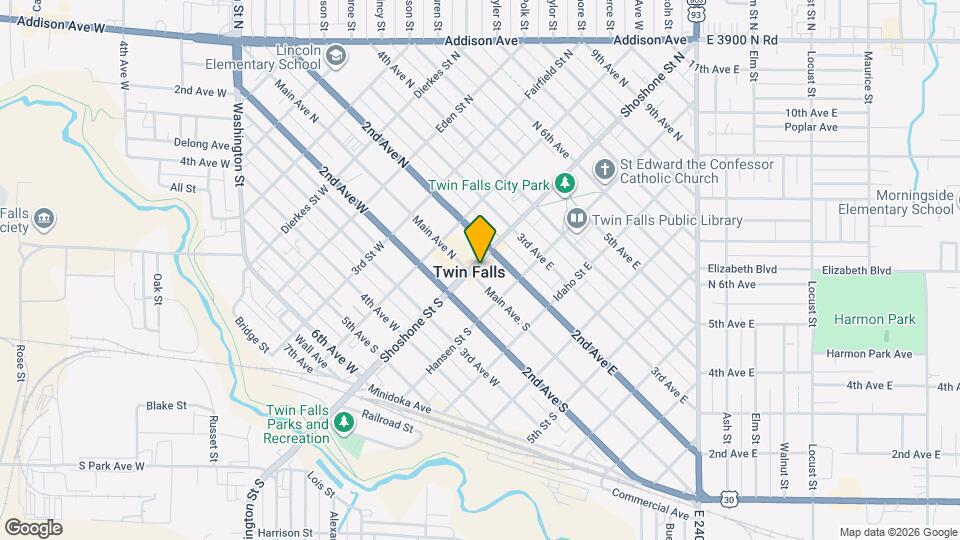 112 Shoshone St E Map and Location Details