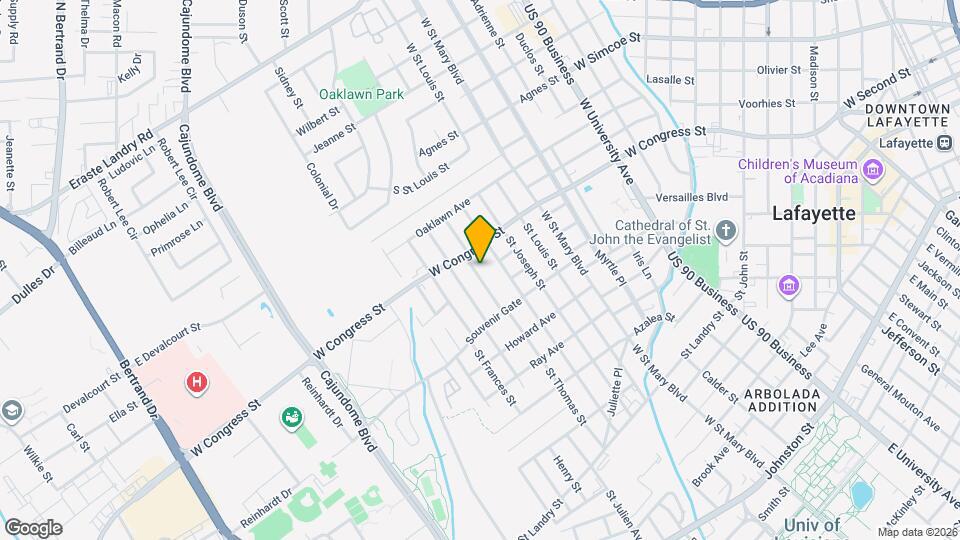 750 St Thomas St Map and Location Details