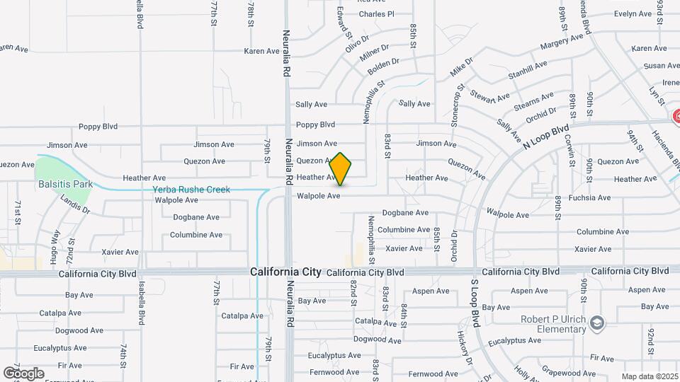 8137 Walpole Ave Map and Location Details