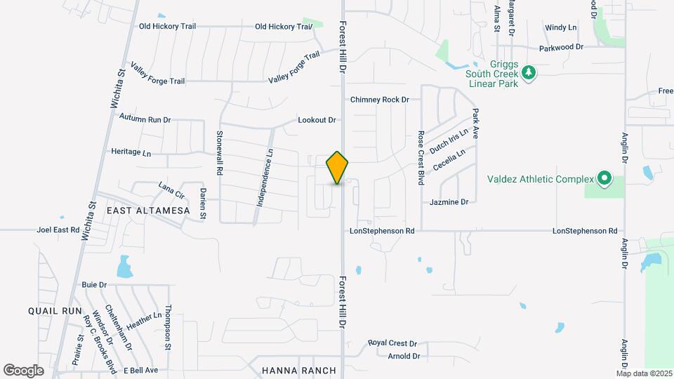 7311 Colonial Dr Map and Location Details