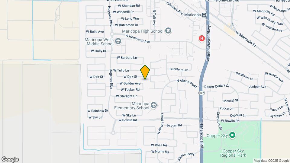 45438 W Guilder Ave Map and Location Details