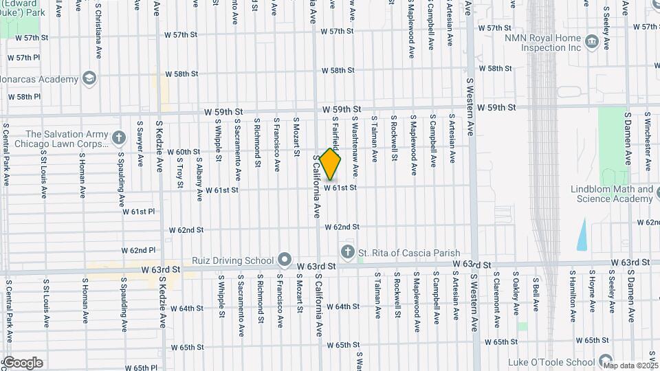 6056-6058 S Fairfield Ave Map and Location Details