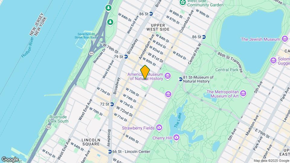 123 W 77th St Map and Location Details