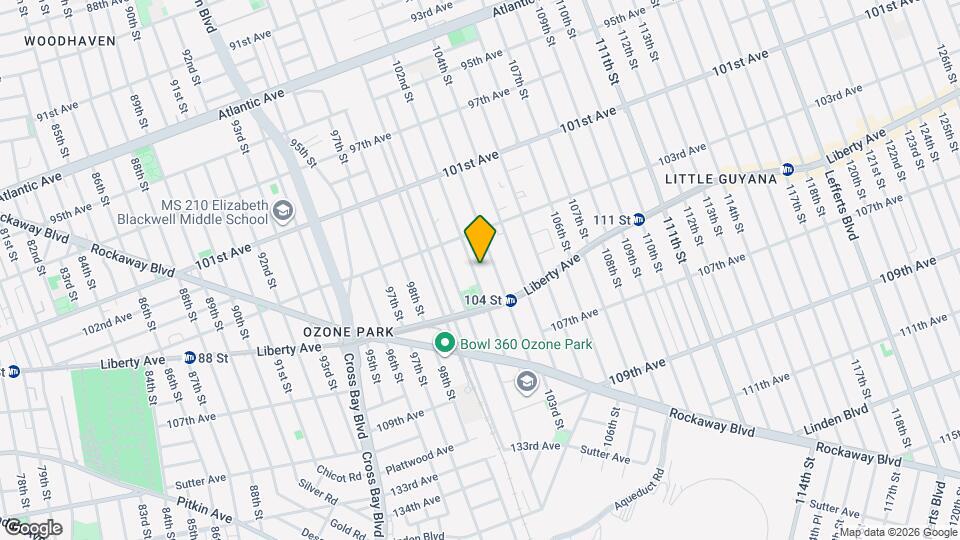 103-39 102nd St, Unit 3 Map and Location Details