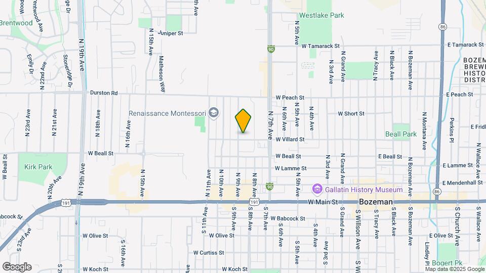 823 W Villard St Map and Location Details