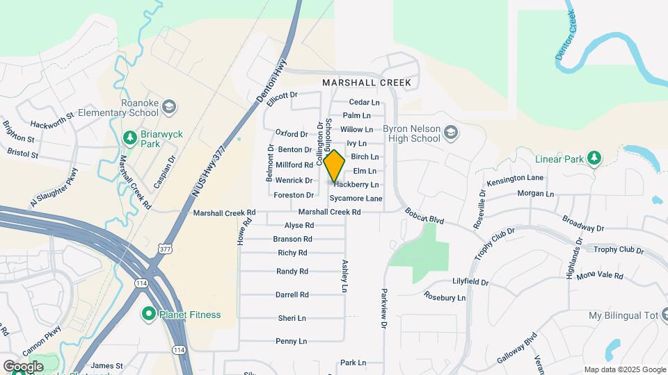 102 Hackberry Ln Map and Location Details