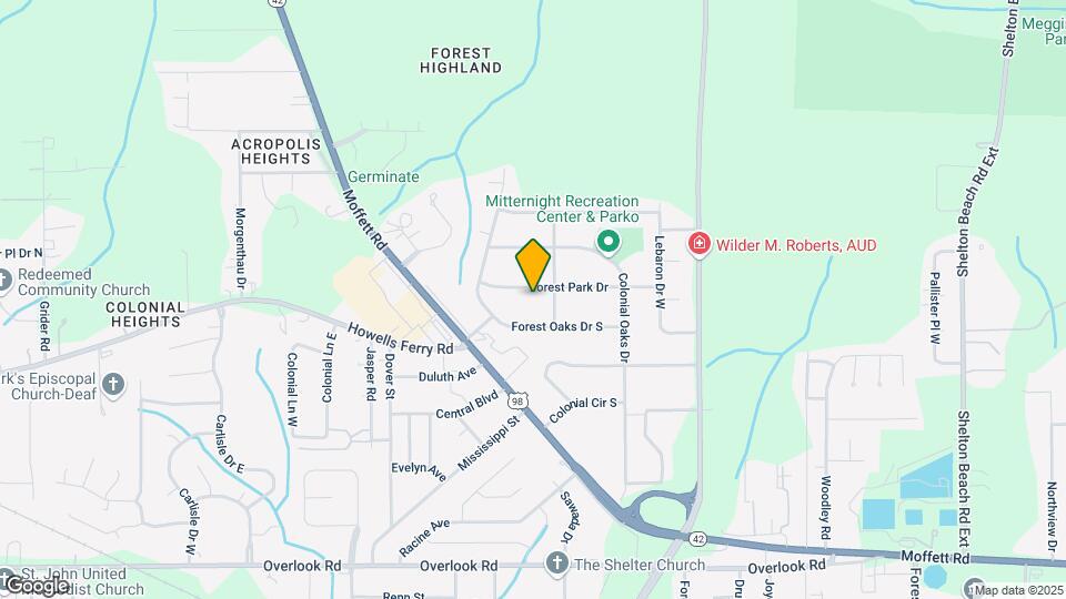 5409 Forest Park Dr Map and Location Details