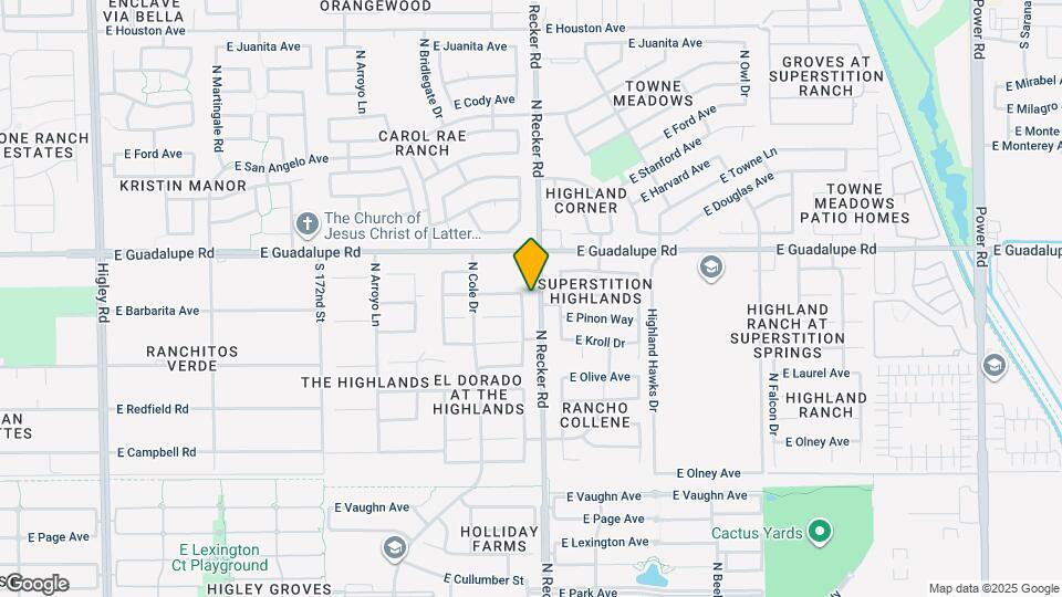 709 N Joshua Tree Ln Map and Location Details
