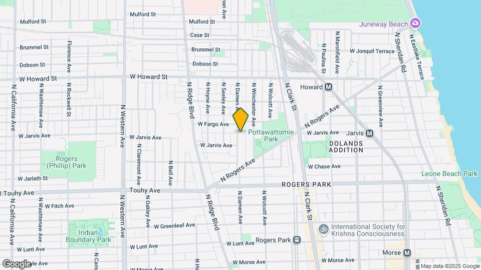 7363 N Damen Ave Map and Location Details