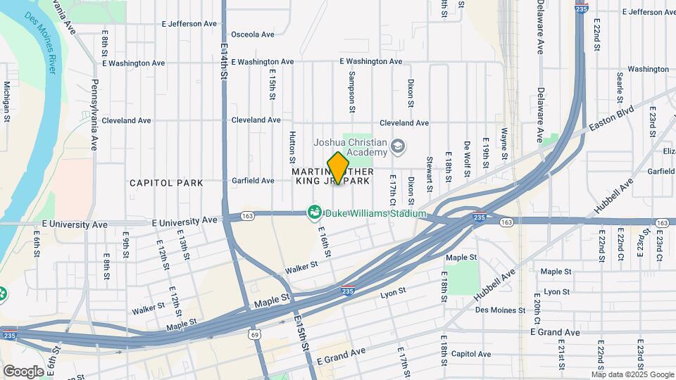 1229 McCormick St Map and Location Details