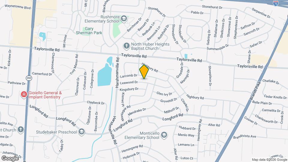 6291 Leawood Dr Map and Location Details