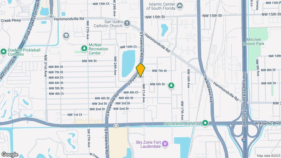 649 NW 21st Ave Map and Location Details