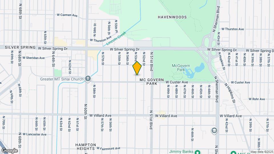5416 N 53rd St, Unit 5416 N 53rd Street Map and Location Details