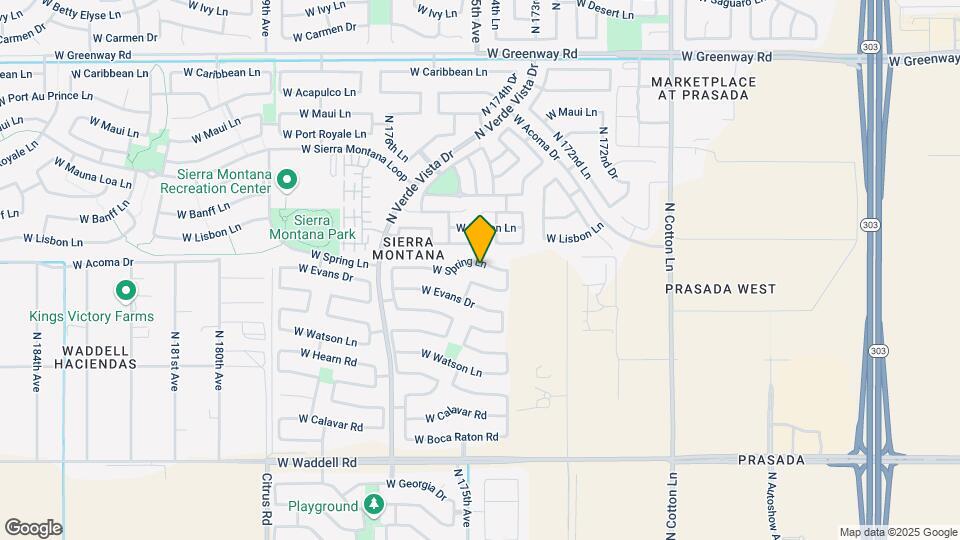 17469 W Spring Ln Map and Location Details