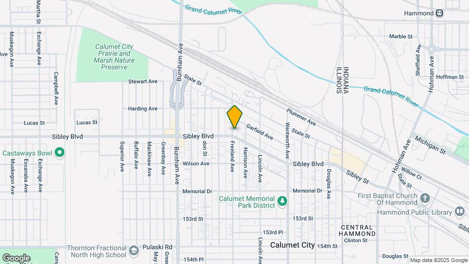 634 Sibley Blvd Map and Location Details