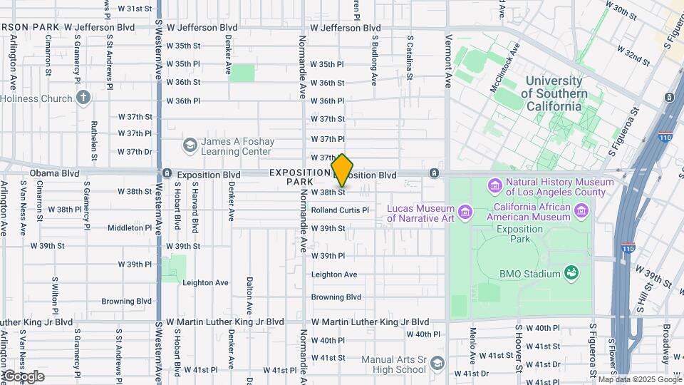 1190-1192 3/4 W 38th St Map and Location Details