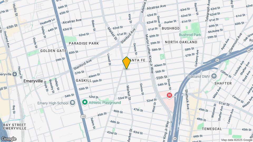 893 Aileen St Map and Location Details
