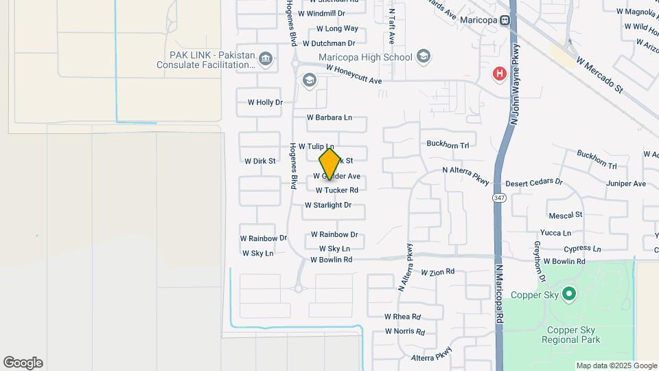 45680 W Tucker Rd Map and Location Details