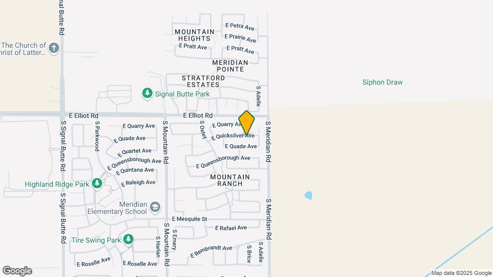 11509 E Quicksilver Ave Map and Location Details