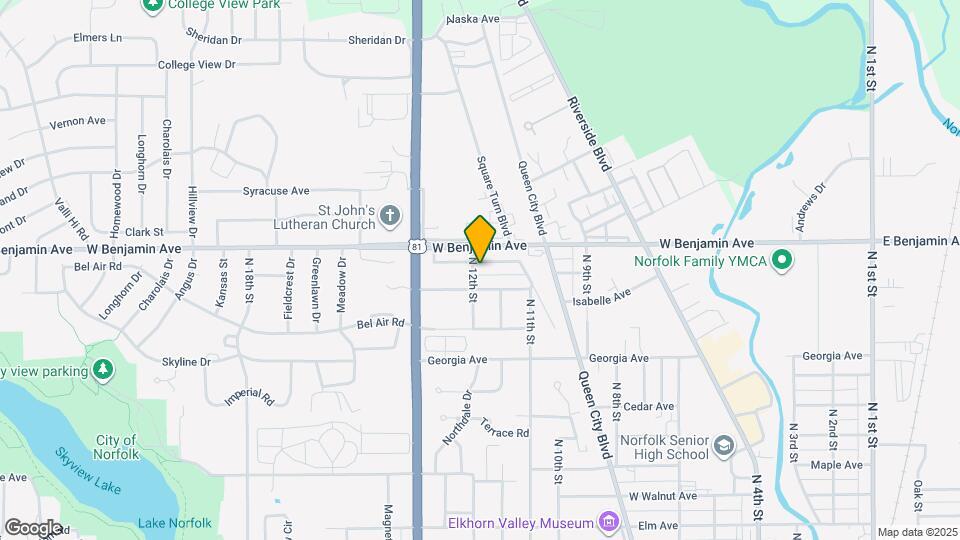 1113 Grant Ave Map and Location Details