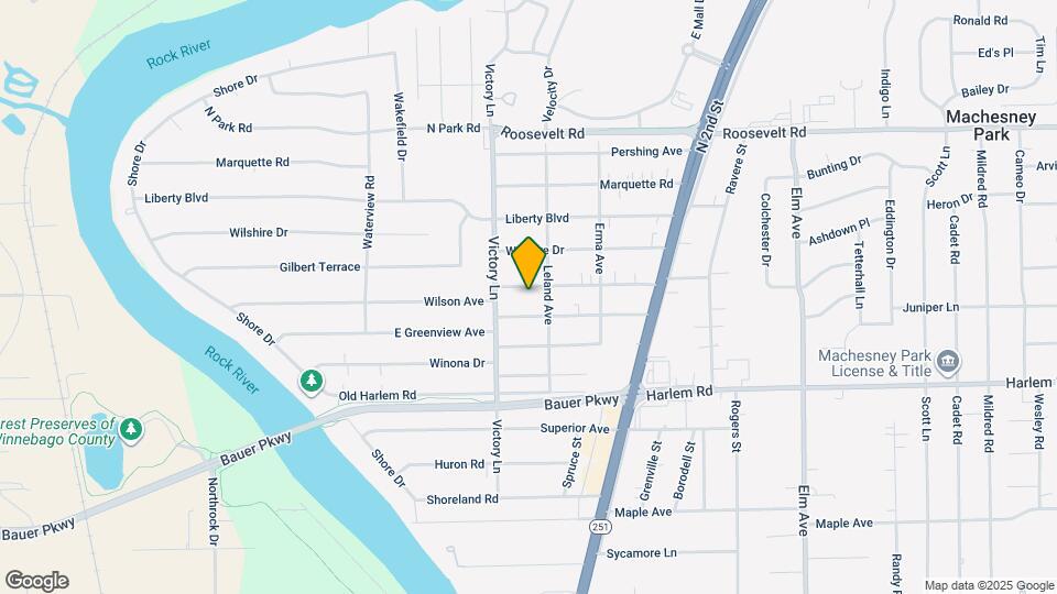 325 Gilbert Terrace Map and Location Details