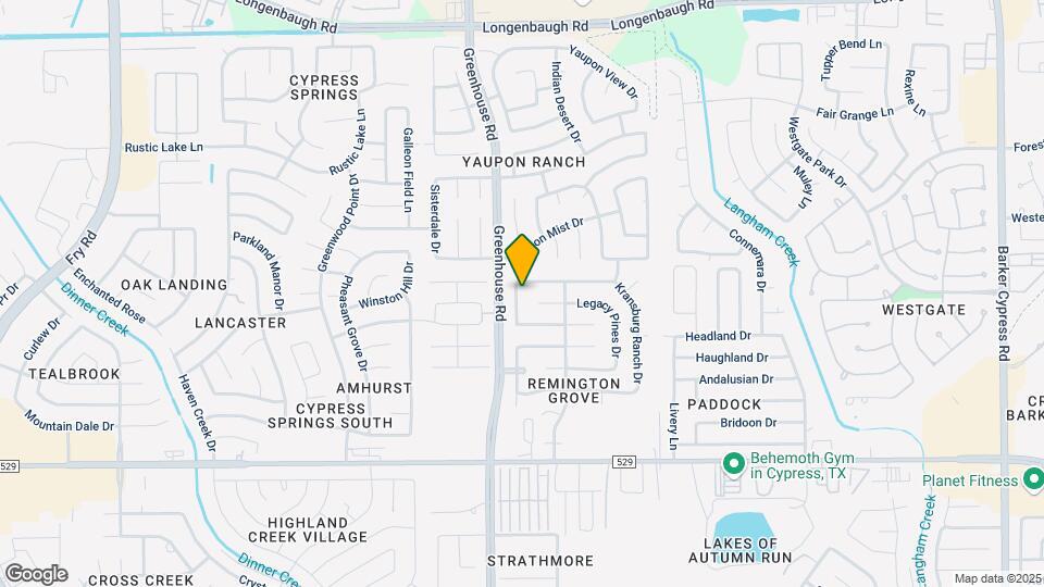 7438 Tonsley Springs Dr Map and Location Details