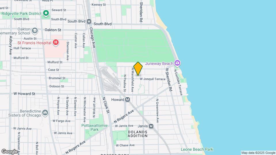 1600 W Jonquil Ter Map and Location Details