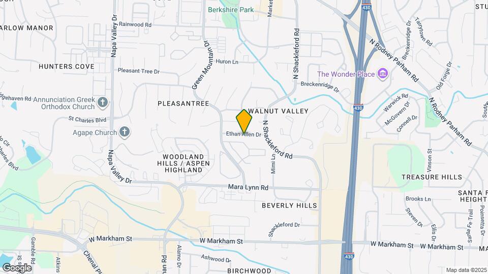 11319 Ethan Allen Dr Map and Location Details