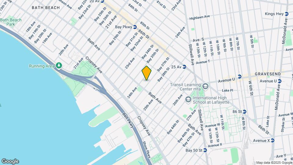 154 Bay 37th St Mapa y Detalles de la Ubicación