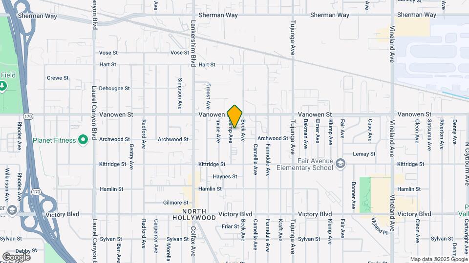 6714 Lemp Ave Map and Location Details