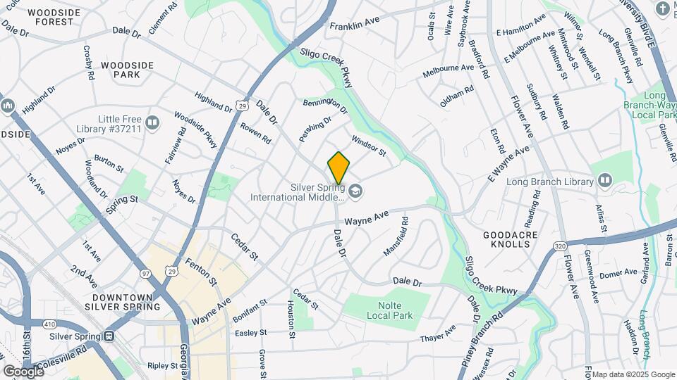 529 Dale Drive Map and Location Details