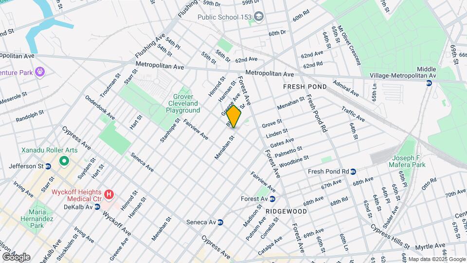 566 Grandview Ave Mapa y Detalles de la Ubicación
