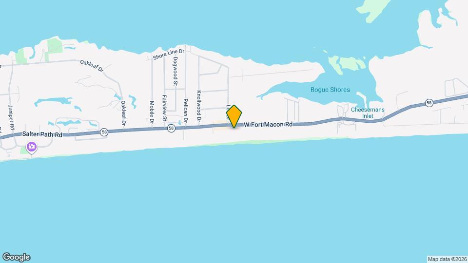 2503 W Fort Macon Rd Map and Location Details