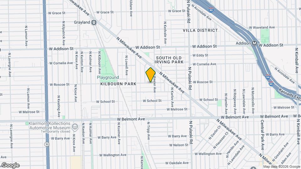 4213 W Roscoe St Map and Location Details