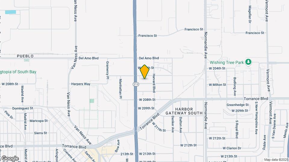 1639 206th St Mapa y Detalles de la Ubicación