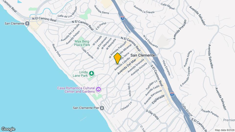 222 Avenida Cabrillo Map and Location Details