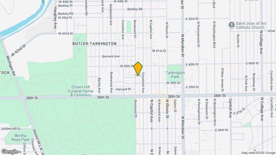 3921 Boulevard Pl Map and Location Details