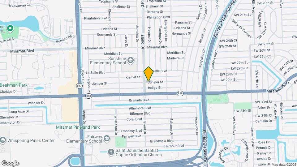 7680 Juniper St Mapa y Detalles de la Ubicación